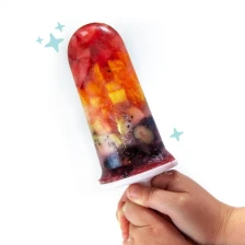 Rainbow Popsicle for Toddlers + Kids Recipe Page