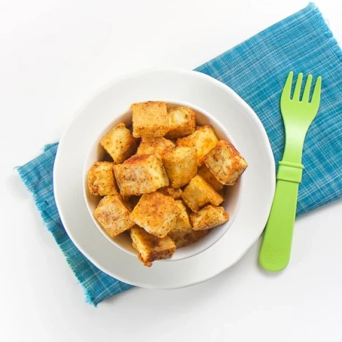 Baked Seasoned Tofu Finger Food Nuggets Image