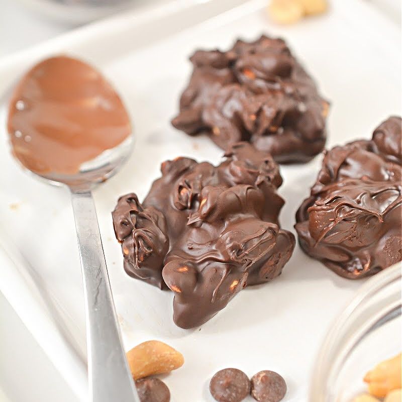 Easy Microwave Keto Peanut Clusters Recipe Page