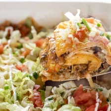 Taco Lasagna Recipe Page