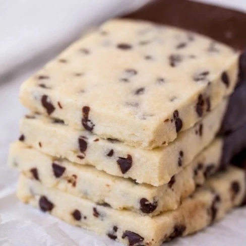 Chocolate Chip Shortbread Cookies Image