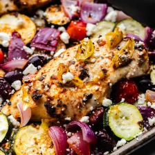 Sheet Pan Greek Chicken and Veggies Recipe Page