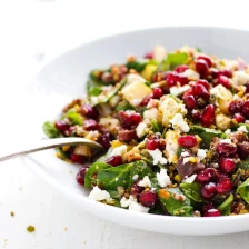 Winter Rainbow Quinoa Salad Recipe Page