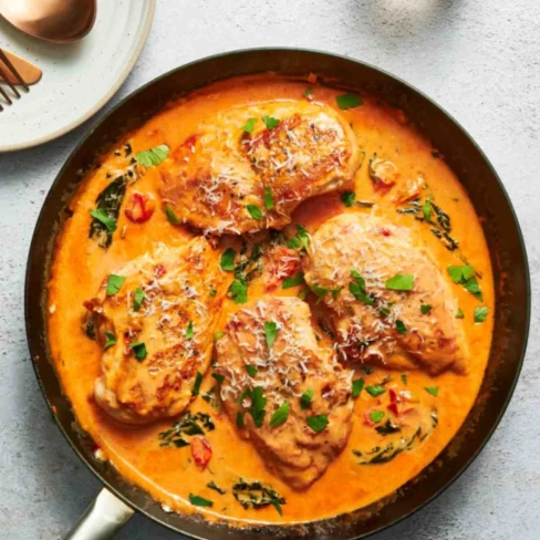 Creamy Miso Tomato Chicken Image