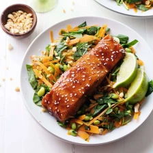 Simple Hoisin Glazed Salmon Recipe Page