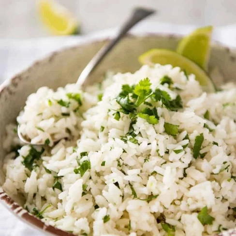 Coconut Coriander (Cilantro) Lime Rice Image