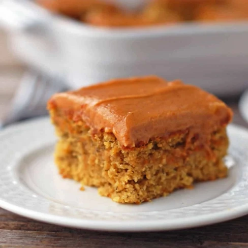 Banana Cake With Peanut Butter Frosting Image