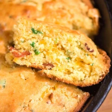 Cheddar, Bacon, and Scallion Cornbread Recipe Recipe Page