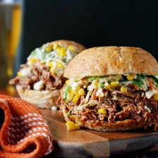 Chorizo-Spiced Pulled Pork With Mexican Street Corn Slaw Recipe Recipe Page