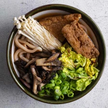 Japanese Udon With Mushroom-Soy Broth, Stir-Fried Mushrooms, and Cabbage (Vegan) Recipe Recipe Page