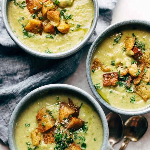 The Best Vegan Broccoli Cheese Soup Image