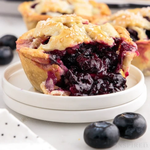 Mini Blueberry Pies Image