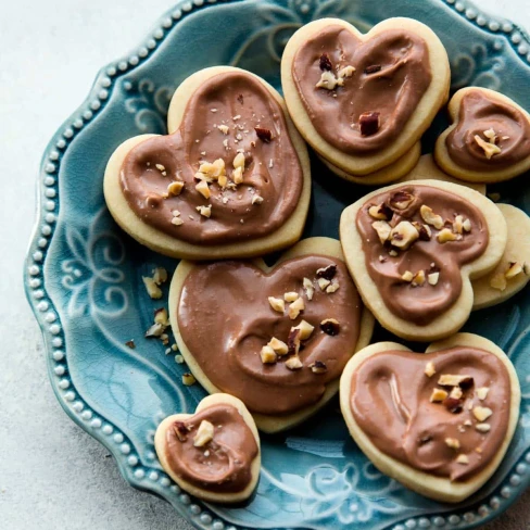 Soft Cream Cheese Cookies with Nutella Glaze Image