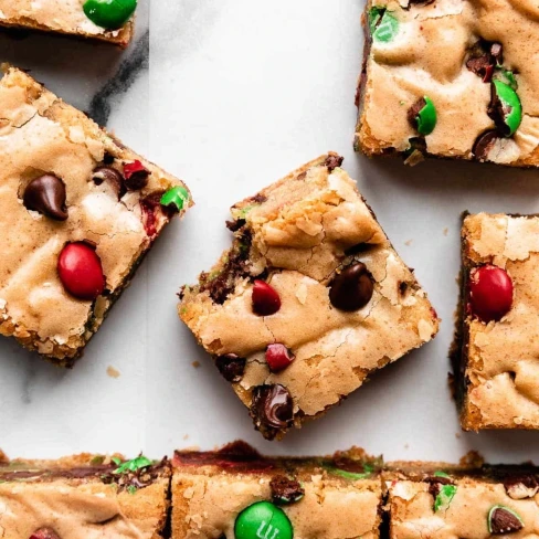 Soft M&amp;M Cookie Bars Image