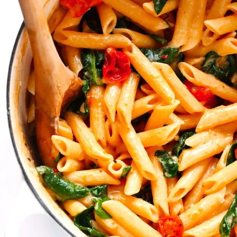 Creamy Rosé Pasta with Roasted Tomatoes Image