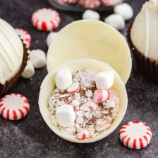 Peppermint Hot Chocolate Bombs Recipe Page