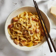 Udon Carbonara Recipe Page