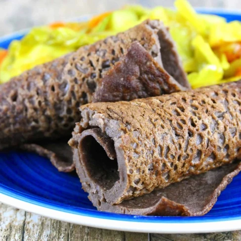 Ethiopian Injera Flat Bread Image