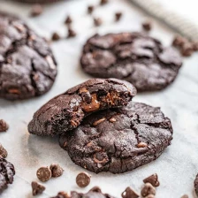 Triple Chocolate Cookies Recipe Page