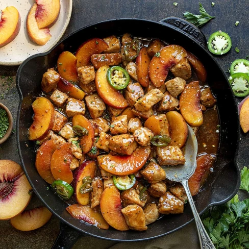 Jalapeno Peach Pork Bites Image