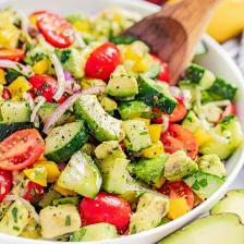 Tomato Avocado Salad Recipe Page