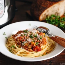 Pressure Cooker Spaghetti Bolognese Recipe Page