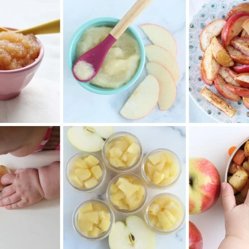 Apples for Baby (BLW, Puree, Finger Food Options) Image