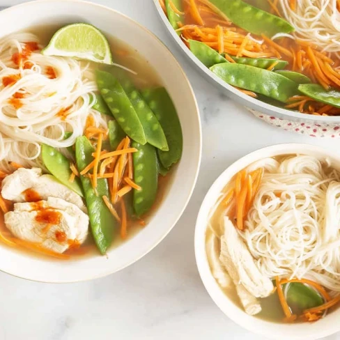 Quick Rice Noodle Soup Image