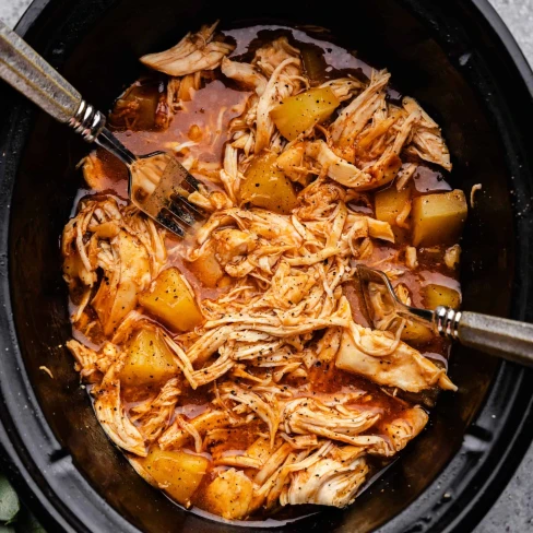 Slow Cooker Hawaiian Barbecue Chicken Image