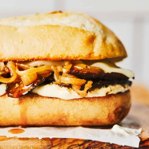 Portobello French Dip with Horseradish Aioli Image