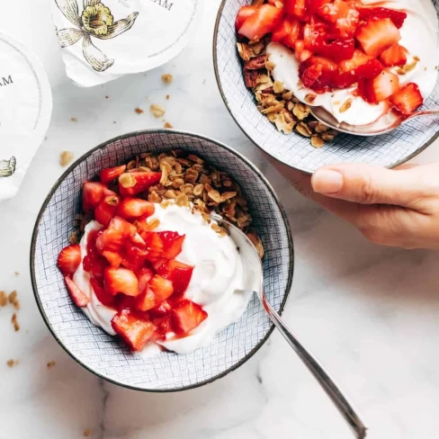 Strawberry Shortcake Yogurt Bowls Image