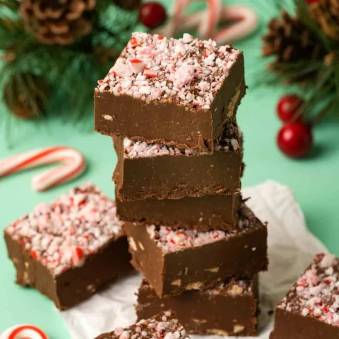 Vegan Peppermint Fudge Image