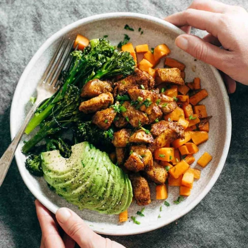 Spicy Chicken and Sweet Potato Meal Prep Magic Bowls Image