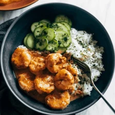 Chipotle Orange Shrimp with Cilantro Rice Recipe Page