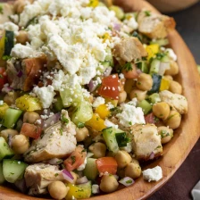 Mediterranean Chickpea Salad Recipe Page