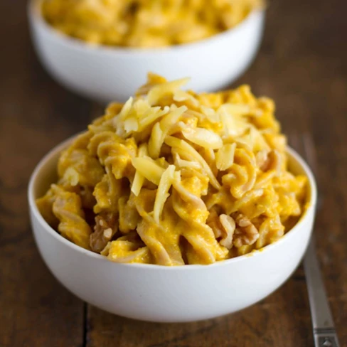 White Cheddar Mac N&#039; Cheese With Squash And Toasted Walnuts Image