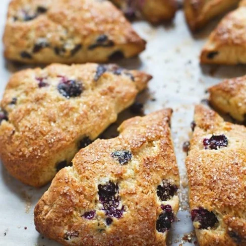 Bakery Style Blueberry Scones Image