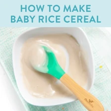 Homemade Baby Rice Cereal Recipe Page