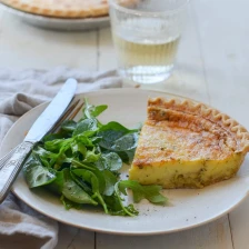 Parmesan &amp; Leek Quiche Recipe Page