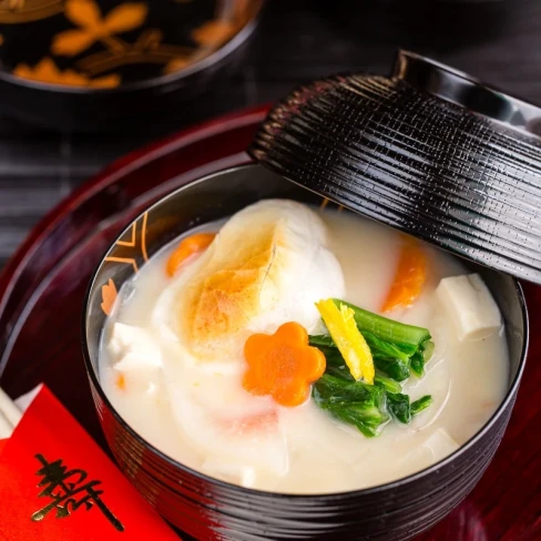 Ozoni (Japanese New Year Mochi Soup - Kansai Style) Image