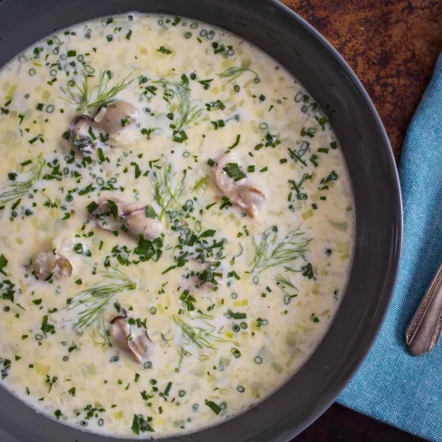 Classic Oyster Stew With Fennel Recipe Image