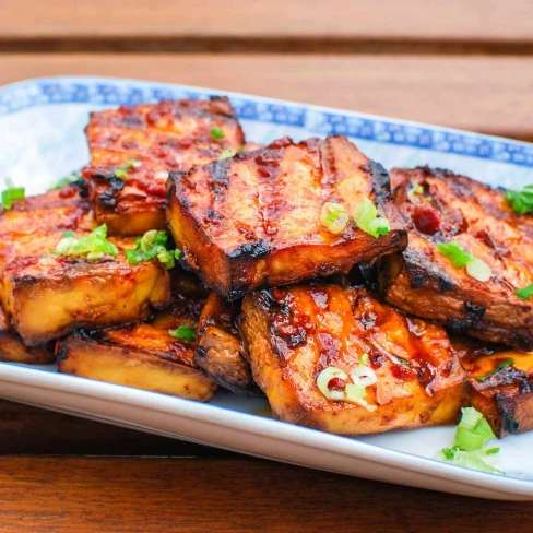 Grilled Tofu With Chipotle-Miso Sauce Recipe Image