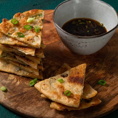 Extra-Flaky Scallion Pancakes Recipe Image