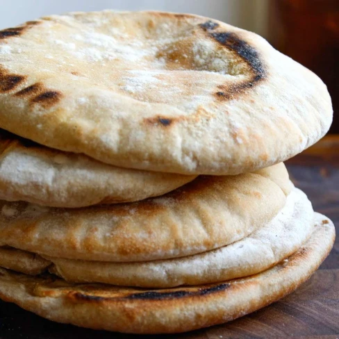 Homemade Pita Bread Recipe Image