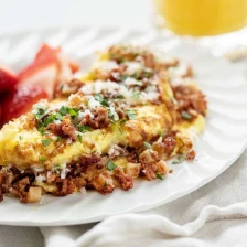 Quick And Easy Corned Beef Omelet Recipe Page