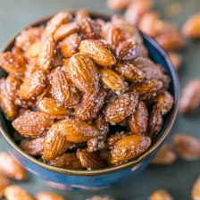 Spiced Honey Roasted Almonds Recipe Page