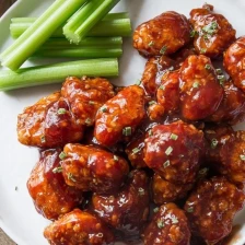 Baked Honey BBQ Popcorn Chicken Recipe Page