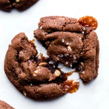 Caramel Stuffed Nutella Cookies Recipe Page