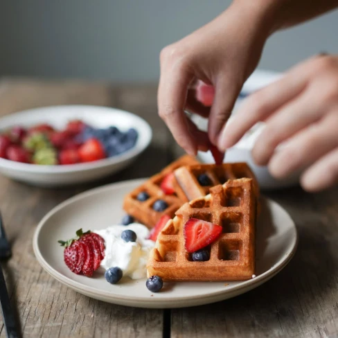 Super Crispy Belgian Waffles Image