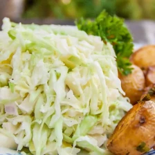 Creamy Apple Cole Slaw Recipe Page